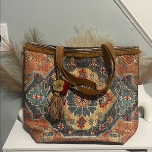 A&P Bohemian Multicolor Tote Bag